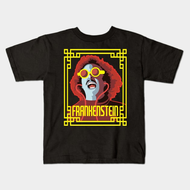 Young Frankenstein Kids T-Shirt by EricGarcia